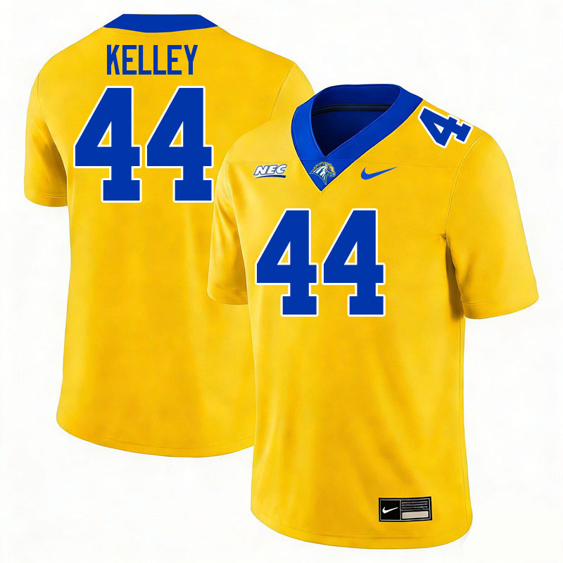 New Haven Chargers #44 Luke Kelley College Football Jerseys,Uniforms Stitched-Gold